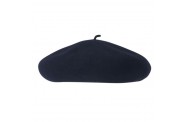 Navy Beret Wool