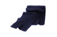 Navy Wool Scarf