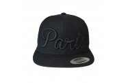 Black Paris Snapback 