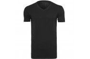 Black V-neck T-shirt
