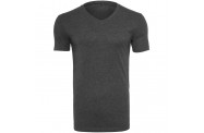 D.Grey V-neck T-shirt