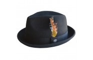 Black Fedora Hat 