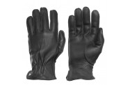 Black Leather Gloves