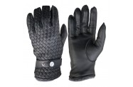 Black Leather Gloves