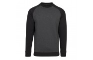D.Grey/Black Crewneck