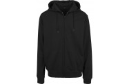 Black Terry Zip Hoodie
