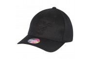 Bulls Blk Debossed Snapback