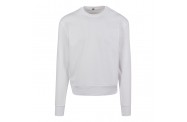 White Oversize Crewneck